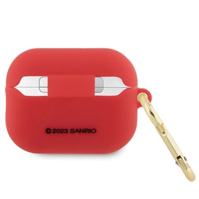 2. Hello Kitty Silicone 3D Kitty Head case for AirPods Pro 2 (2022/2023) - fuchsia