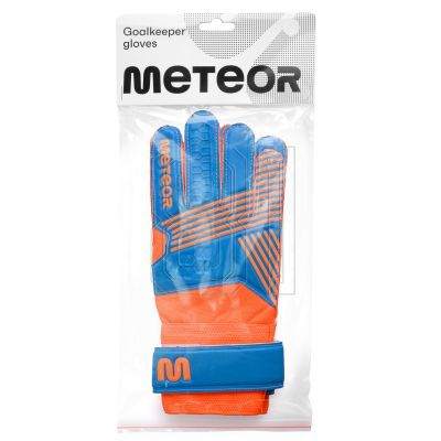 103. Goalkeeper gloves Meteor Catch Blue 03806-03812