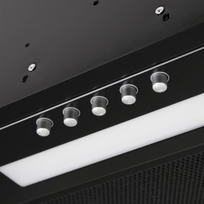 2. MAAN Fiugi L 60 built-in under-cabinet cooker hood, black