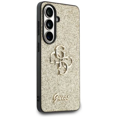 4. Guess Fixed Glitter Big 4G Metal Logo case for Samsung Galaxy S26 - gold