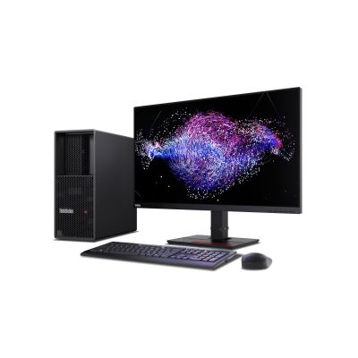 11. Lenovo ThinkStation P3 Tower Gen 2 Intel Core Ultra 7 265K 64GB DDR5-SDRAM 1TB SSD Windows 11 Pro Workstation Black