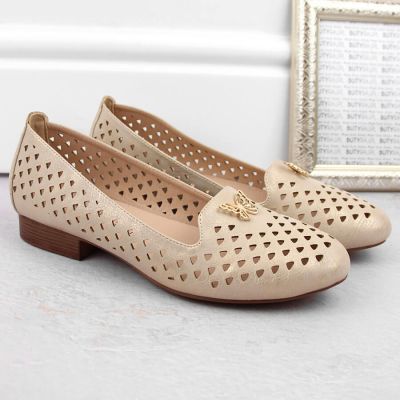 11. Openwork shoes M.Daszyński W SAN35 gold