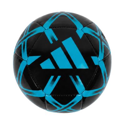 Adidas Starlancer Mini Soccer Ball Black and Blue JW1362