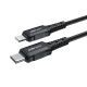 9. Acefast C4-01 Lightning - USB-C PD cable 30W 3A 480Mb/s 1.8m - black