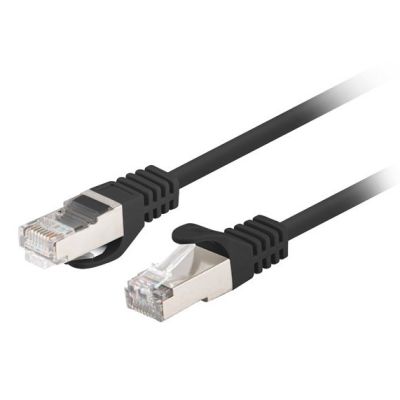 2. PATCHCORD CAT.6 FTP 1.5M BLACK FLUKE PASSED LANBERG 10-PACK