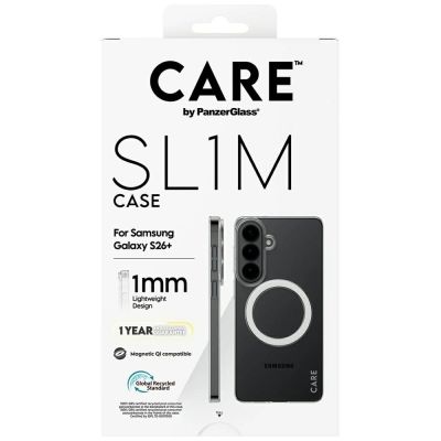 6. CARE by PanzerGlass SL1M Case for Samsung Galaxy S26+ - Transparent