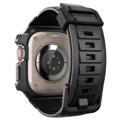 10. Spigen Rugged Armor Pro Apple Watch Ultra (49mm) Strap Case - Black