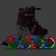 16. Roller skates-rollers-skates adjustable Smj sport Combo Hearts 3in1 Led Jr HS-TNK-000011510