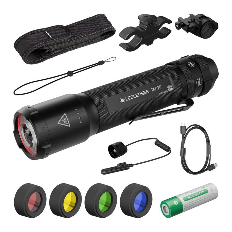 2. Ledlenser TAC7R Black Case Hunting Kit