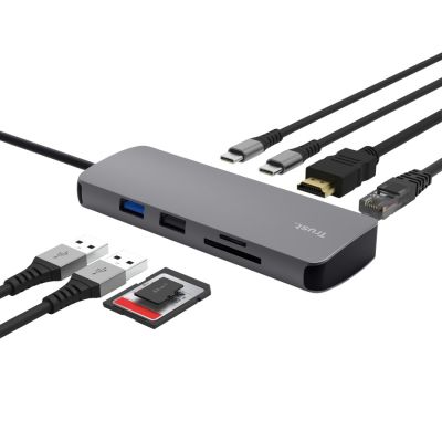 2. TRUST Dalyx 8-in-1 Multiport Adapter