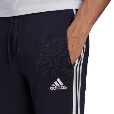 5. Adidas Essentials Fleece Tapered Cuff 3-Band M GK8823 pants
