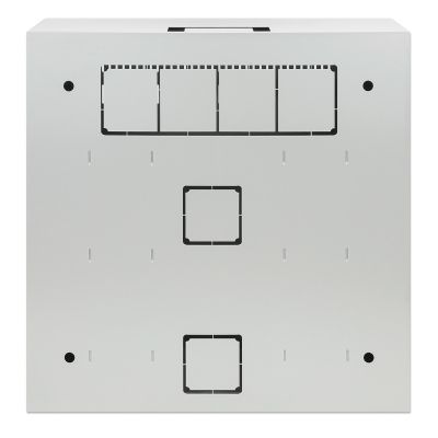 4. Low-profile 4U + 2U Rack 19 wall-mount cabinet, gray