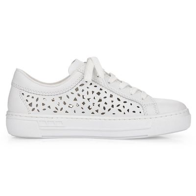 13. Rieker W RKR641 leather comfort shoes white