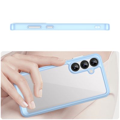 4. Outer Space Case with Gel Frame for Samsung Galaxy S25+ - Blue