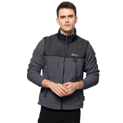 2. Jack Wolfskin Dna Grizzly Fleece FZ M 1709982-6230 