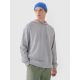 Men's sweatshirt with hood, open, 4F 4FRAW24TSWSM1821-27S