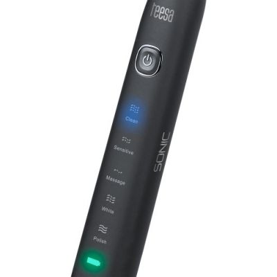 2. Teesa SONIC Adult Sonic Toothbrush Black