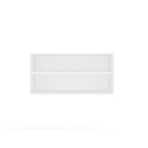 OPENO 100 Top Shelf, White – Modular Wardrobe Shelf, 100 cm, for the Bedroom