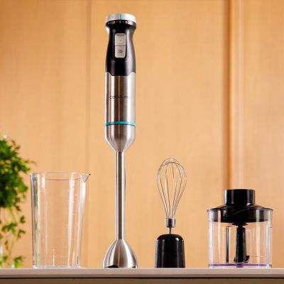 12. Cecotec Power Pulsar 2300MAX Cream&Crrush 2300 W Immersion Blender Black, Stainless Steel