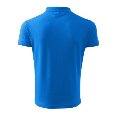3. Men's Pique Polo Shirt (snorkel blue)