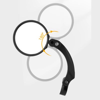 7. Wozinsky WLR-01I Rearview Left Bicycle Mirror - Black