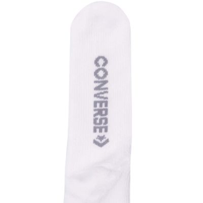 8. Converse 2-pack socks white E744W