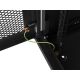11. WALL-HUNG RACK CABINET 19" 12U 600X450 BLACK PERFORATED DOOR LANBERG (FLAT PACK)