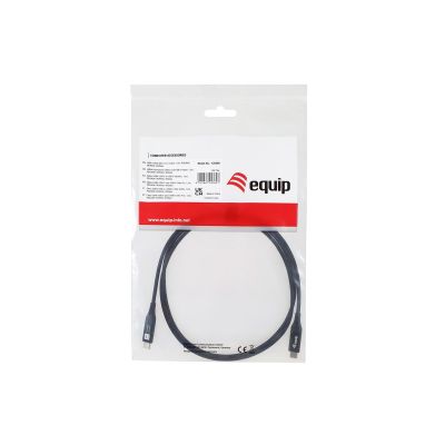 3. Equip 128389 USB Cable USB4 Gen 3x2 1.2m USB C 240W Black