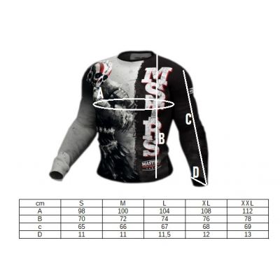 3. MFC DARK SIDE "WARRIOR" Long Sleeve Training Shirt