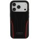 Audi R8 Genuine Leather MagSafe Case for iPhone 18 Pro / 17 Pro - Black and Red