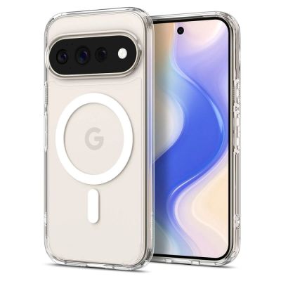 2. Spigen Ultra Hybrid Mag MagSafe Case for Google Pixel 11 Pro XL - Clear and White