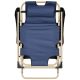 10. GARDA MULTI-POSITION TRAVEL CHAIR WITH HEADREST NAVY BLUE - BEIGE