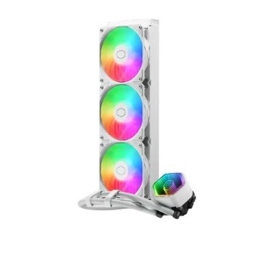 2. Cooler Master MasterLiquid 360 Core II White Processor Liquid Cooling Kit 12 cm White 1 pc.