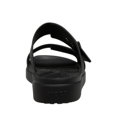 3. Crocs Brooklyn Buckle Low Women's Flip-Flops Black 211215 001