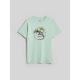5. Men's regular printed T-shirt 4F 4FKAW26TTSHM4474-47S
