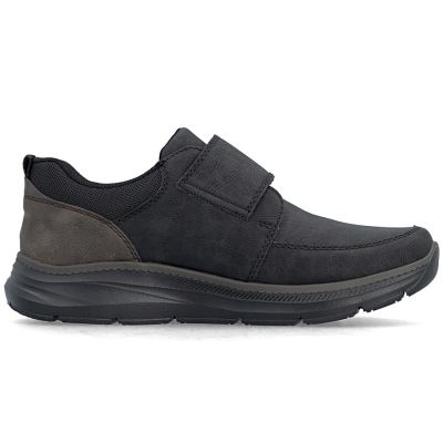 2. Rieker B1854-00 men's comfortable black Velcro shoes