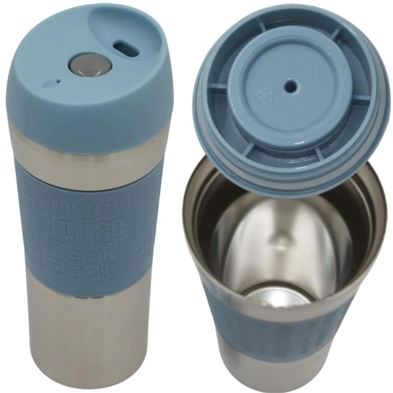 2. EXCELLENT HOUSEWARE THERMAL TRAVEL MUG 350ML BLUE