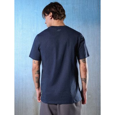 2. Men's regular printed T-shirt 4F 4FRSS26TTSHM3659-31S