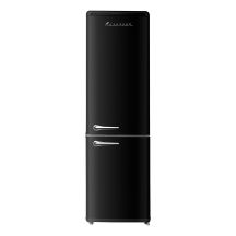 Ravanson LKK-250RB 250l Retro Refrigerator | LED lighting | Vintage style | 545 x 585 x 182 mm | Black