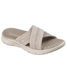 Skechers Women's Flip-Flops GO WALK FLEX SANDAL IMPRESSED 141420 DKTP