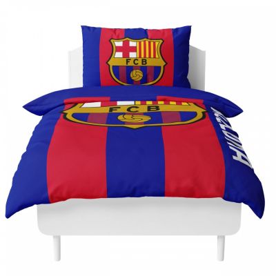 2. FC Barcelona bedding set 135x200 + 50x75 cm microfiber 119122
