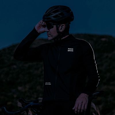 7. Rockbros Fall/Winter Long Sleeve Cycling Jacket XL - Black