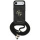 Guess 4G Big Logo Cord Stap Crossbody Case for iPhone Air - Black