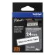 4. Brother TZE-S251 Labeling Tapes Black on White TZ