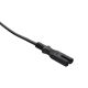 3. SAVIO CL-100 cable (2-Pin F - Euro M; 1.8m; black)