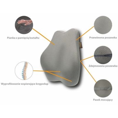 2. Lumbar pillow - Shape&Rest memory lumbar pillo