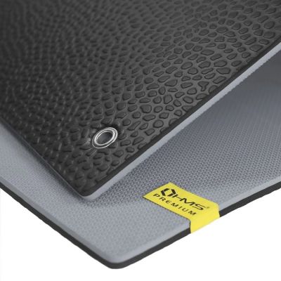2. HMS MFK03 gray-black club fitness mat with holes
