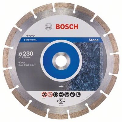 BOSCH DIAMOND DISC* 230x22 SEGMENTED STONE