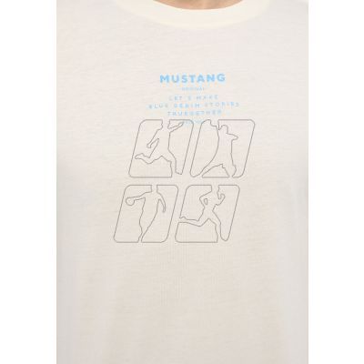 5. Mustang Alex C Print M T-shirt 1013806-8001