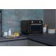 17. Smeg COF01BLEU Small Black Steam Oven Buttons, Rotary